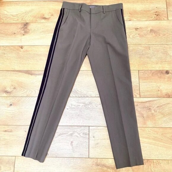VINCE Tapered Tuxedo Pants Trousers SZ 6 - Picture 5 of 16